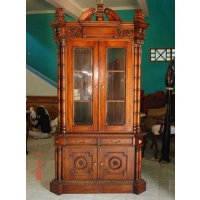 Indonesia furniture manufacturer and wholesaler Bookcase antico 2 doors