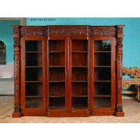 Indonesia furniture manufacturer and wholesaler Horner bookcase 4 door