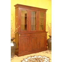 Indonesia furniture manufacturer and wholesaler Bookcase italian 3 doors