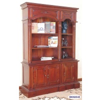 Indonesia furniture manufacturer and wholesaler Qobla open bookcase 3 door