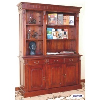 Indonesia furniture manufacturer and wholesaler Open bookcase victorian 3 door