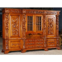 Indonesia furniture manufacturer and wholesaler Bookcase wall unit victorian