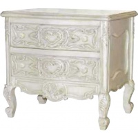 Indonesia furniture manufacturer and wholesaler Chateau Carved Bedside Cabinet